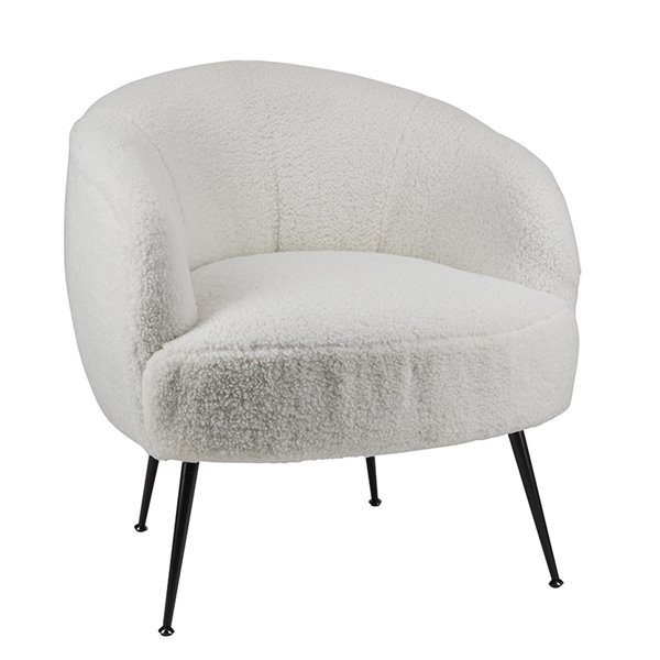 Teddy White Lounge Chair