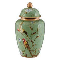 Tropical Gold Top Ginger Jar Image