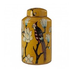 Tropical Ochre Ceramic Jar Image