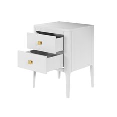 Turnbury 2 Drawer Bedside in White Image