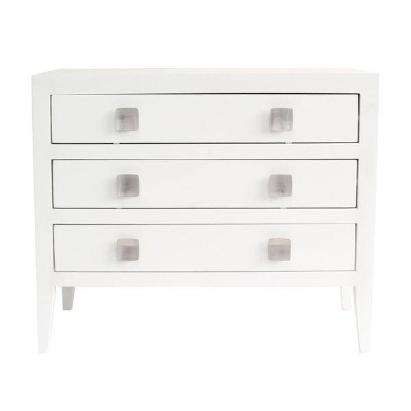 Turnbury 3 Drawer Chest of Drawers White