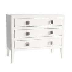 Turnbury 3 Drawer Chest of Drawers White Image