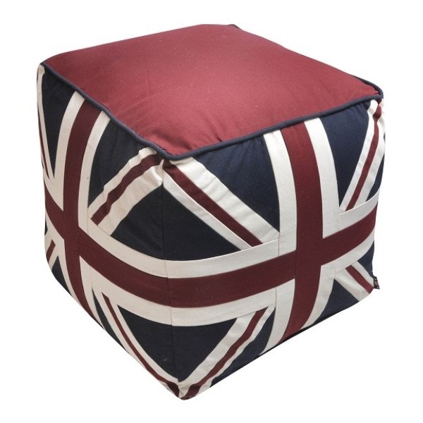 Union Jack Pouffe 