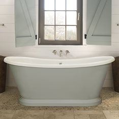 Victorian Style Double Ended Boat Bath 