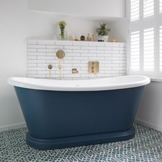 Victorian Style Double Ended Boat Bath  Image