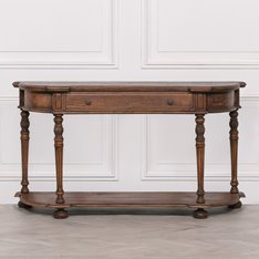 Vintage Cedar Wood Console Table Image