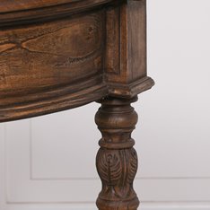 Vintage Cedar Wood Console Table Image