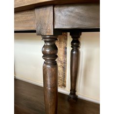 Colonial Hall Table Georgian Walnut Mahogany Image