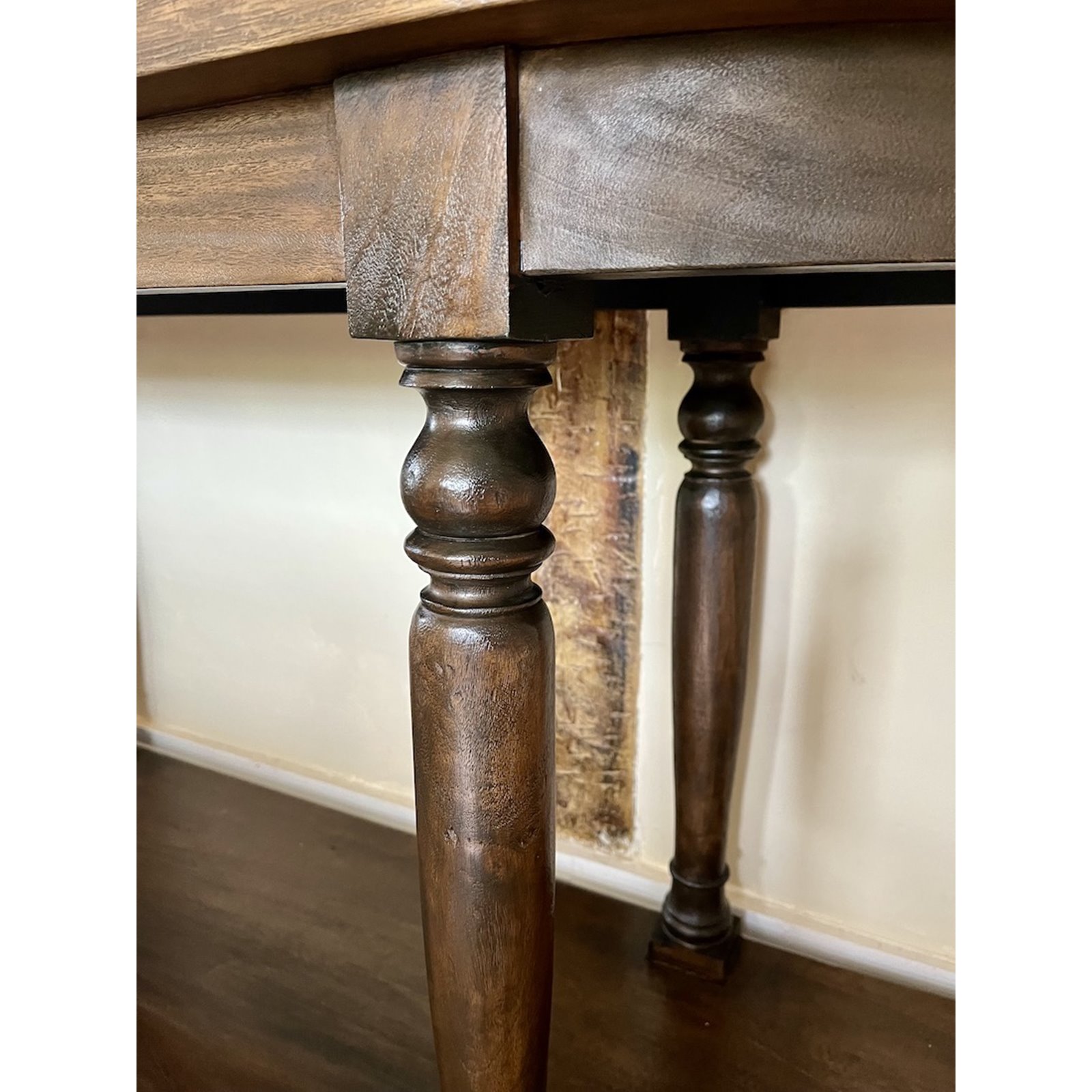 Colonial Hall Table Georgian Walnut Mahogany Image