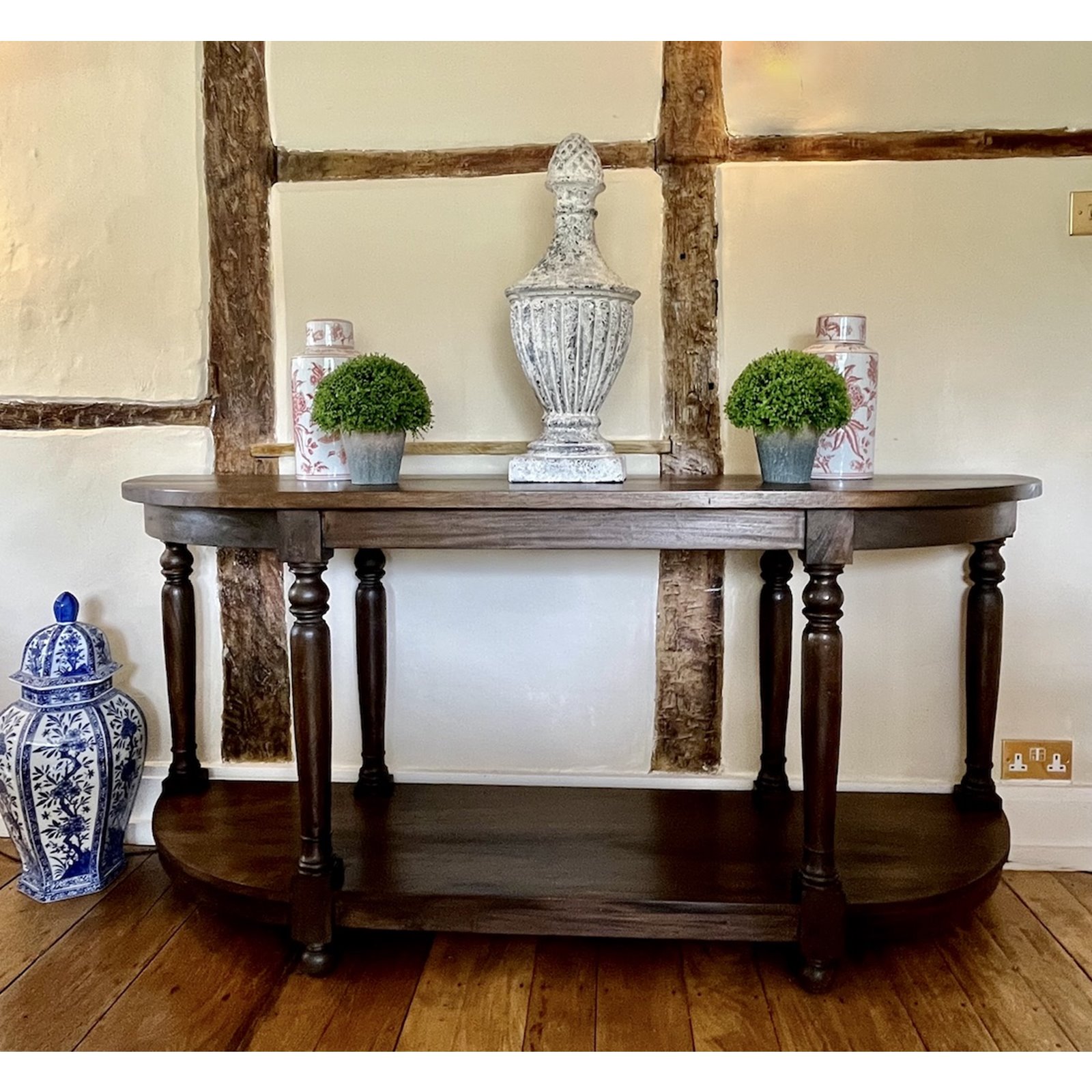 Vintage Colonial Hall Table Image