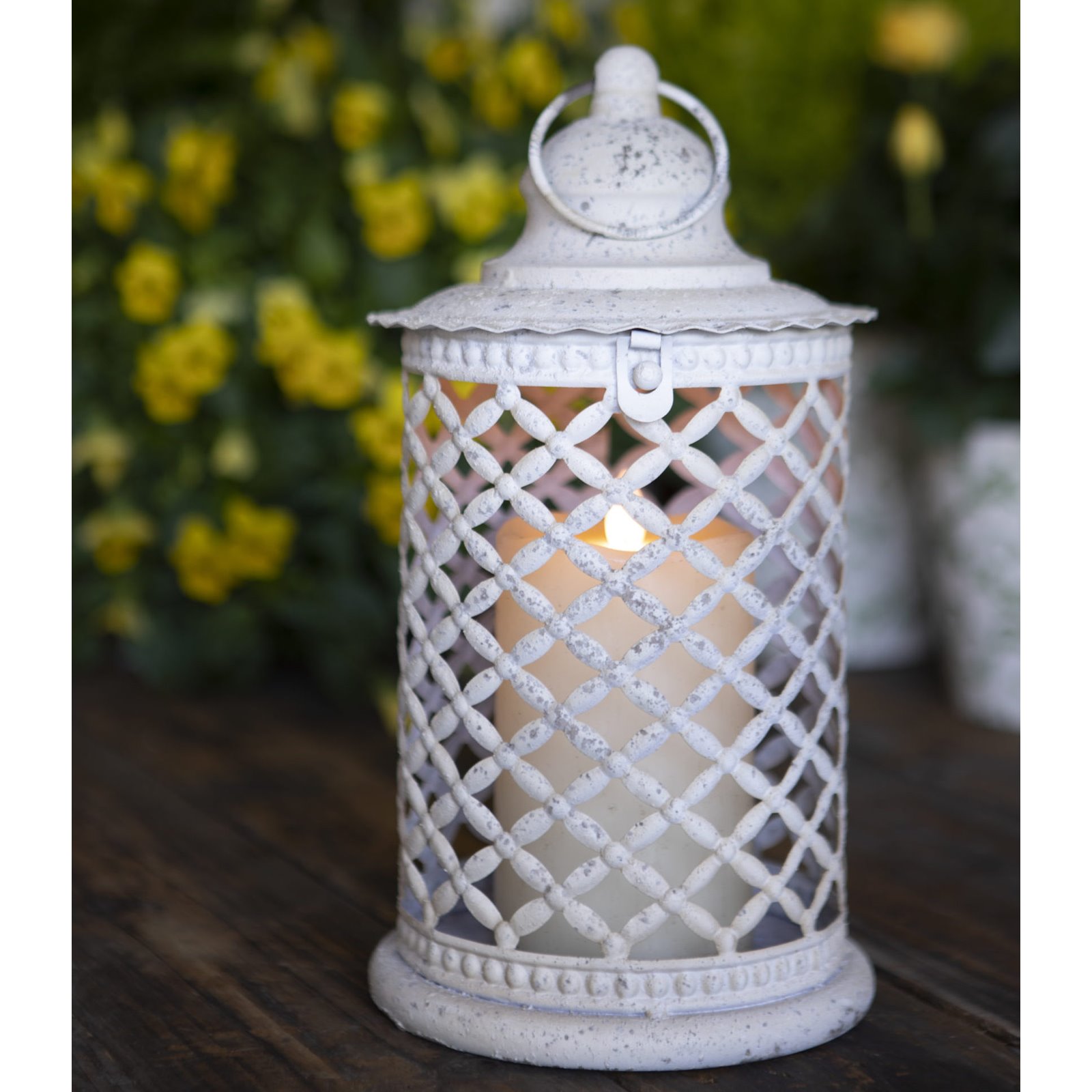 Vintage Cream Marrakesh Lantern Image
