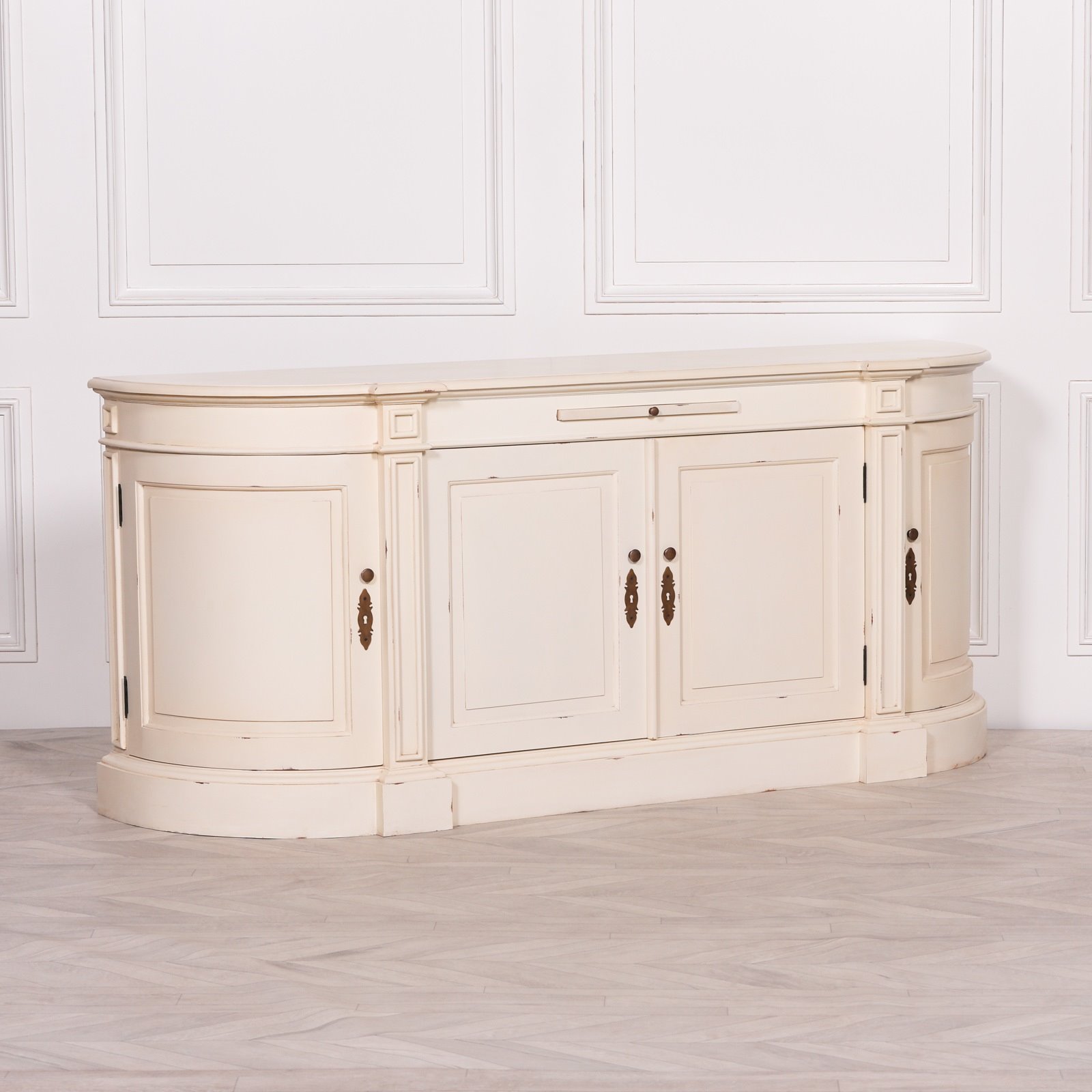 Curved sideboard store