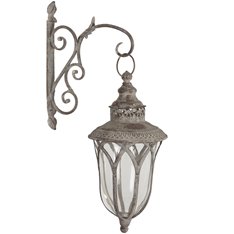 Vintage Grey Lantern and Bracket Image