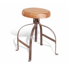 Vintage industrial Low Stool   Image