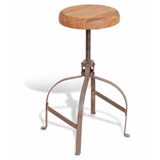 Vintage industrial Low Stool   Image