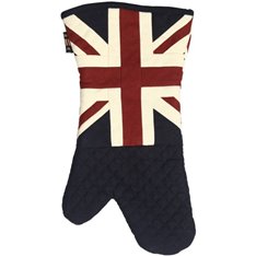 Bright White Union Jack Oven Mitt Image