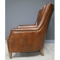 Vintage Leather Club Armchair Image