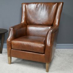 Vintage Leather Club Armchair Image
