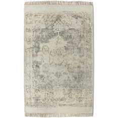 Vintage Mocha Fringed Rug Image