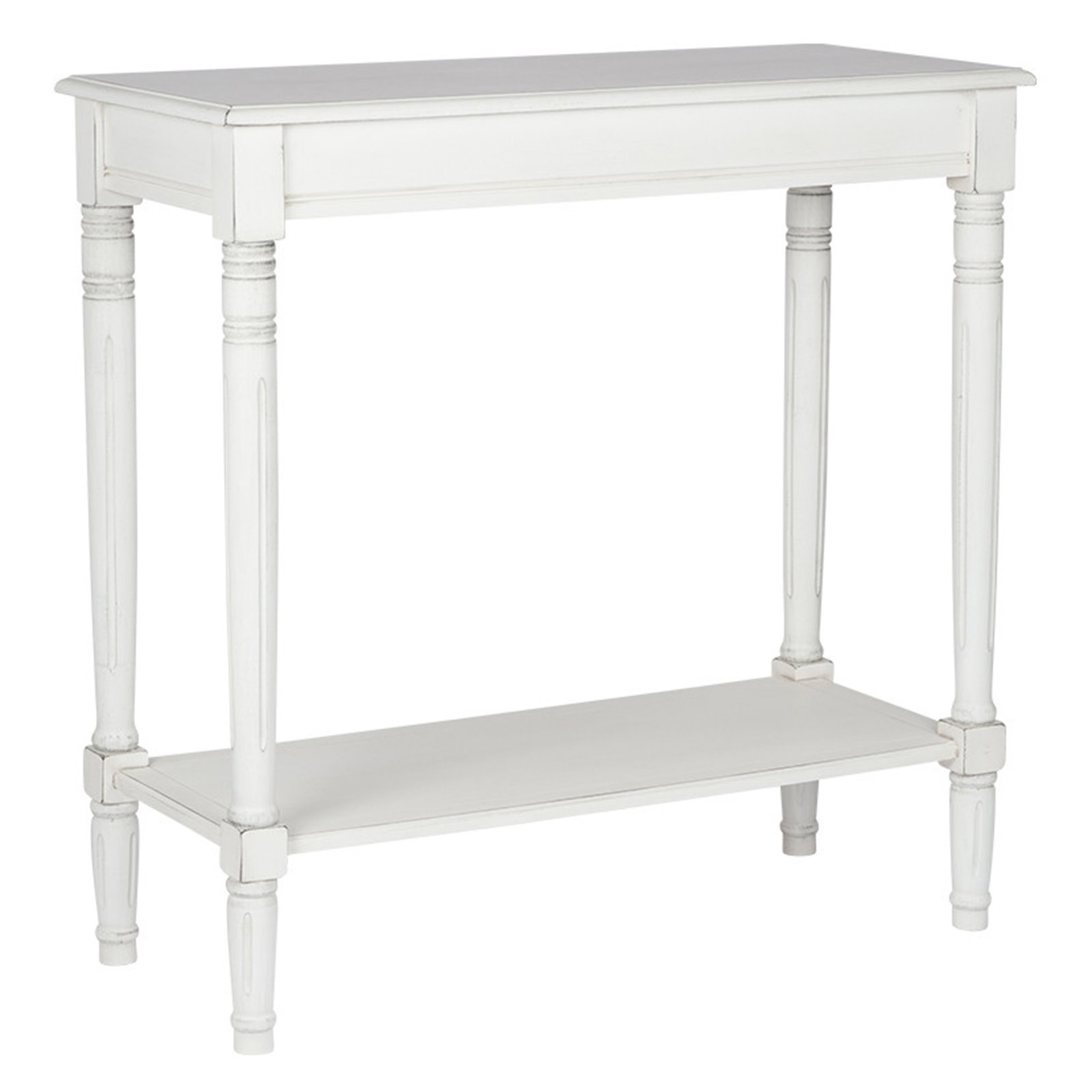 Vintage white console clearance table
