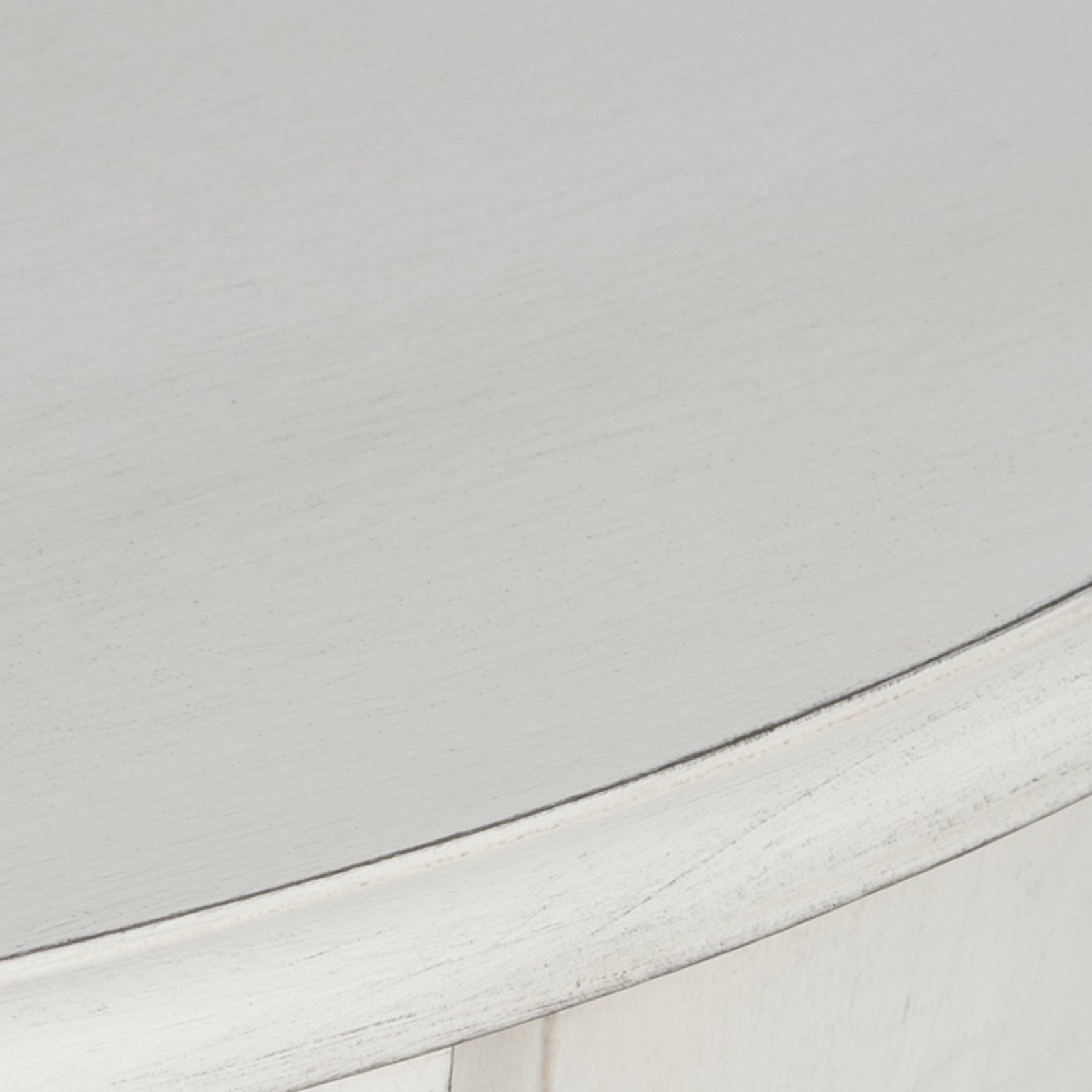 Vintage White Console with Shelf Image