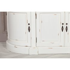Vintage White Empire Curved sideboard Image