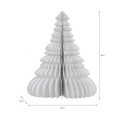 WARM WHITE PAPER CHRISTMAS TREE  Image