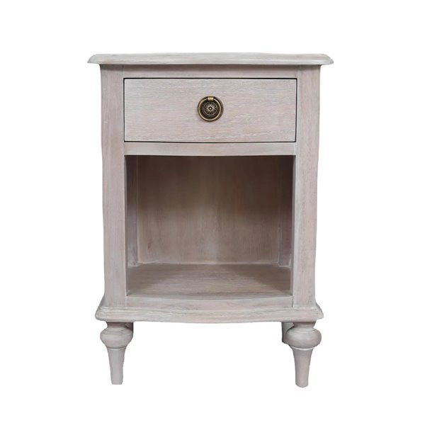 Washed 1 Drawer Bedside cabinet