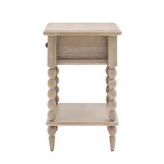 Washed Bobbin One Drawer Bedside cabinet  Image