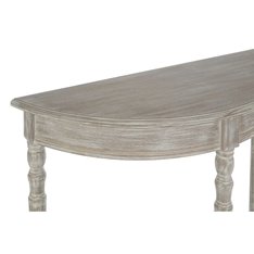 Washed Grey Half Moon Table Image