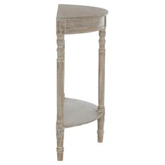 Washed Grey Half Moon Table Image