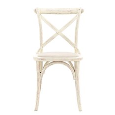 Washed White Oak Cross Back Chair (PAIR) Image