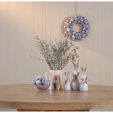 Wedgewood Blue Easter Egg Wreath Image