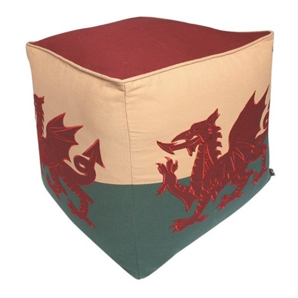 Welsh Flag Pouffe