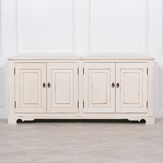 Ivory Classic Distressed Sideboard Image