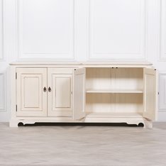 Ivory Classic Distressed Sideboard Image
