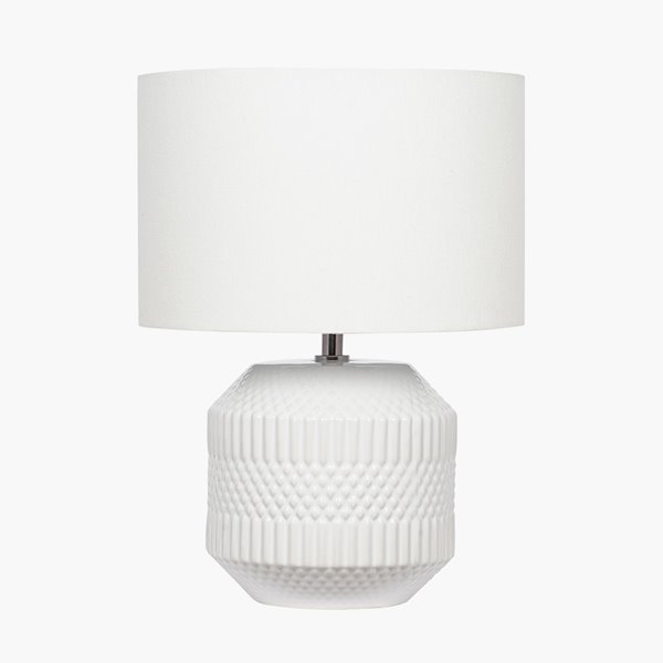 White Ceramic Table Lamp