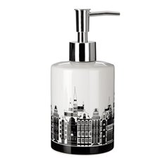 White China Skyline Soap Dispenser