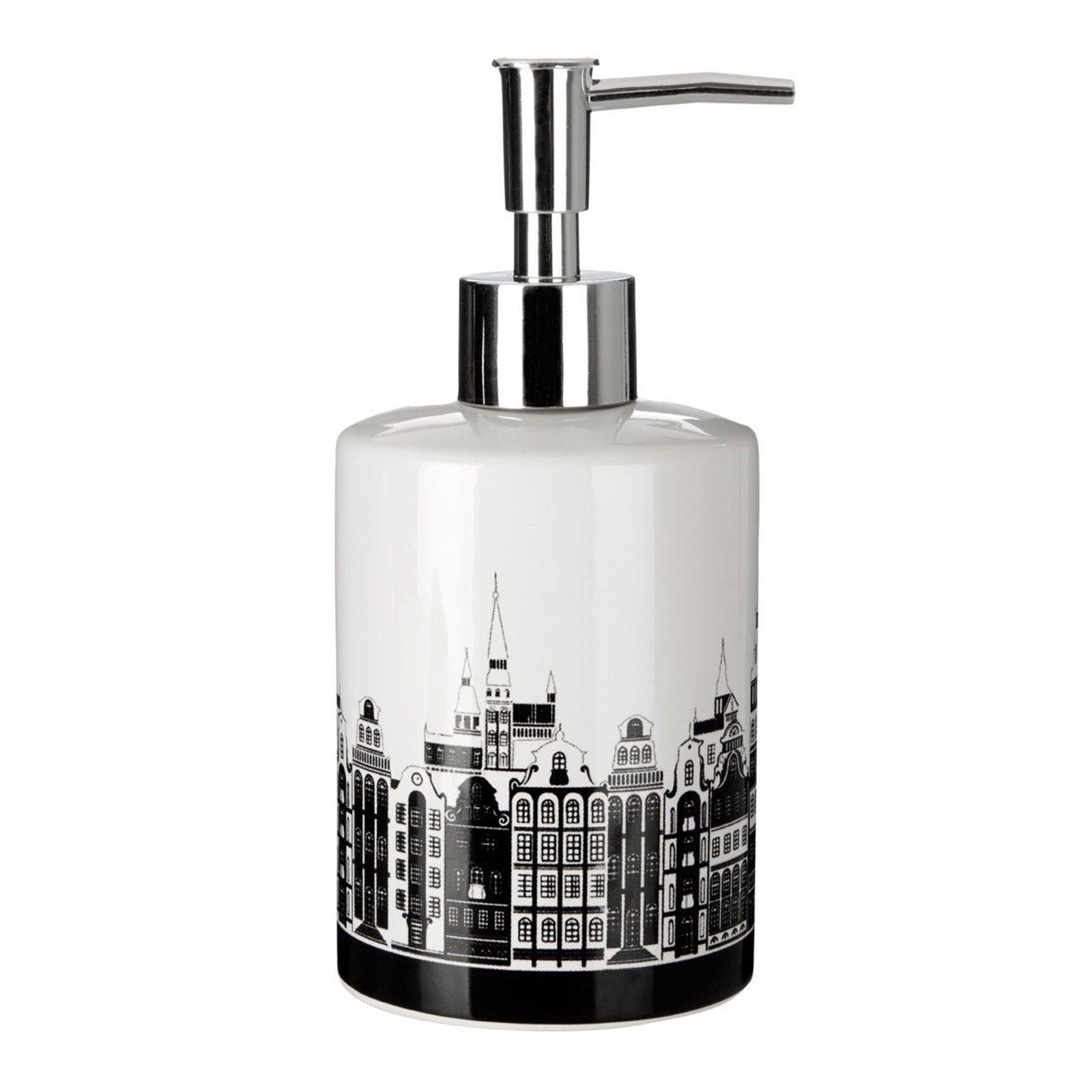White China Skyline Soap Dispenser Image
