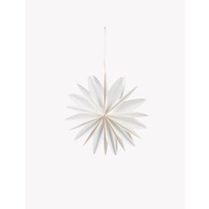 White Curved Edge Star Decoration  Image