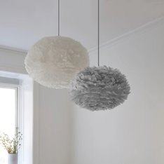 White Feather Pendant Shade  Image