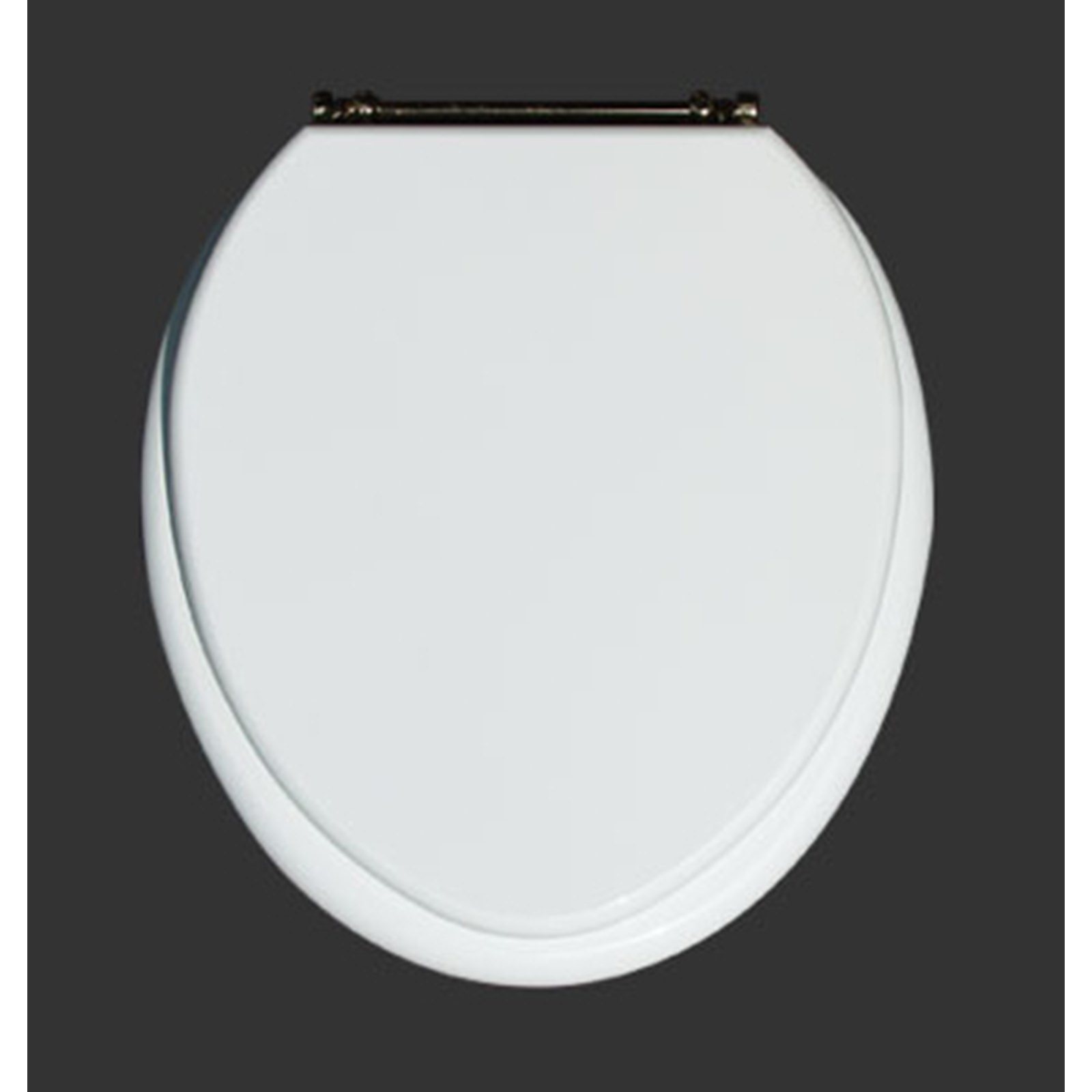 White Polyester finish wooden Loo Seat  Image