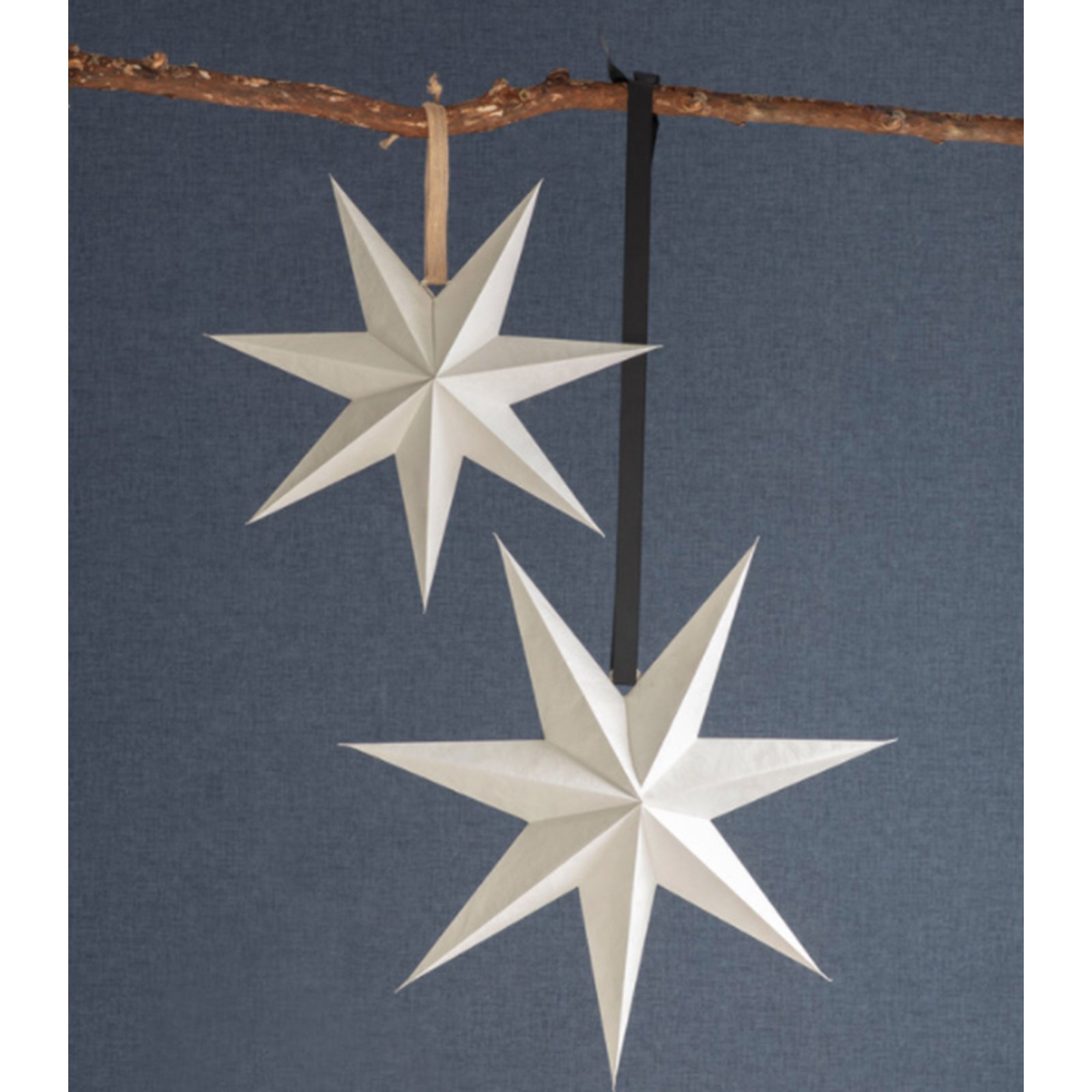 Medium White Star Decoration 45cm Image