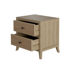 Wickham Bedside with 2 Drawers Image