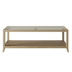 Wickham Oak and Glass Coffee Table Image