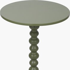 Witney Bobbin Round Side Table - Olive Image