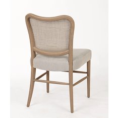 Woven Back and Oak Frame Dining Chair Image