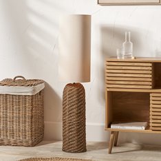 Woven Seagrass Floor Lamp Image