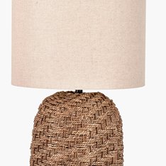Woven Seagrass Floor Lamp Image