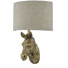 Zebra Single Gold Wall Light  Image